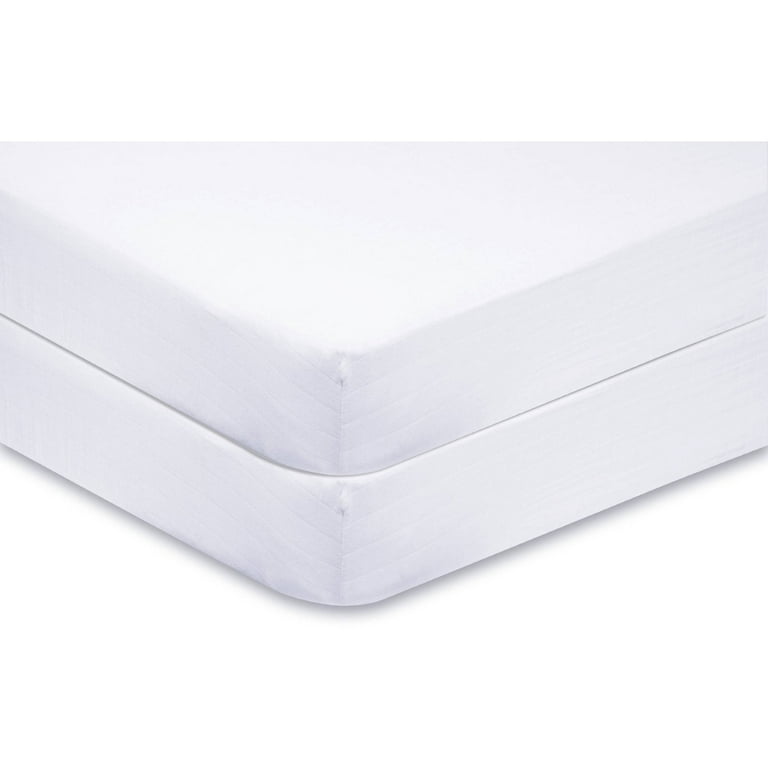 Bacati 2 Piece Muslin Crib Sheets Solid White WHMU2CS Bacati 2 Piece Muslin Crib Sheets Solid White WHMU2CS